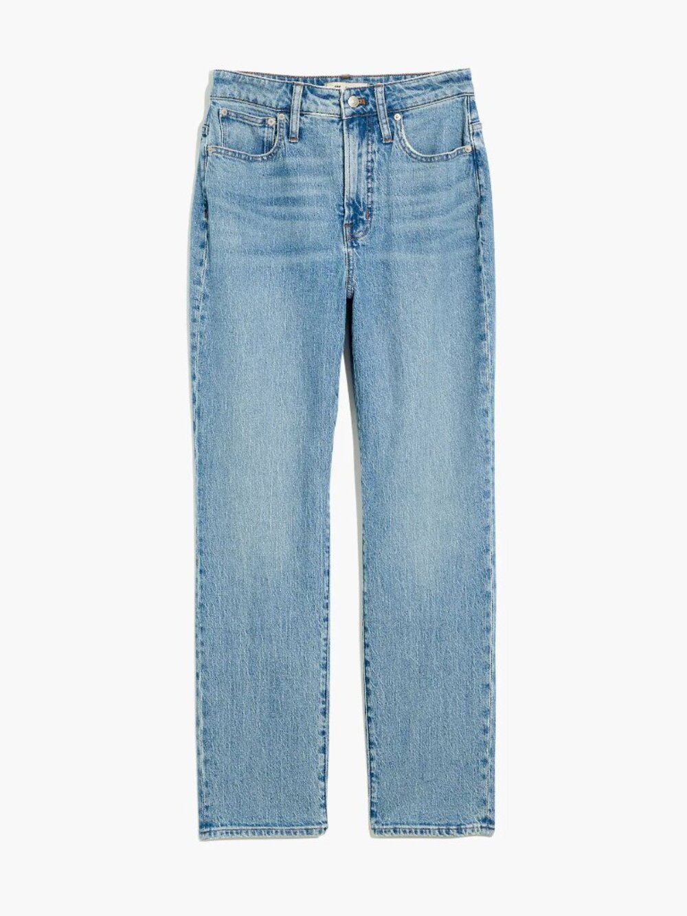 Madewell Curvy Perfect Vintage Straight Jean in Hoye Wash